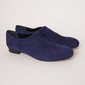 Opening Ceremony Blue Suede Slip-0n Bootie Shoes Women 39